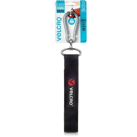 Velcro Brand Back-to-Back Strap, No Adhesive, 1 in, 3-1/2 in W, Black VEK30134